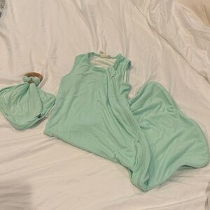 Kyte Baby Mint Green Sleep Sack and Lovey Set 6-12 months